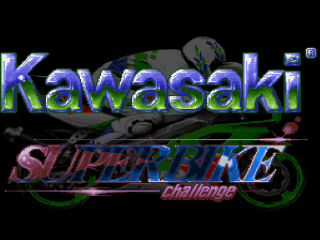 Kawasaki Superbike Challenge title screen for Super Nintendo